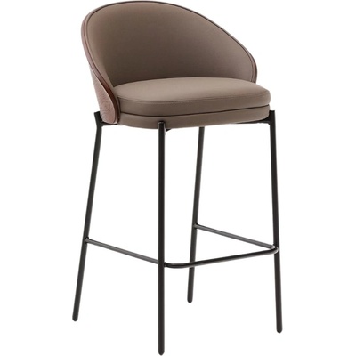 Kave Home Eamy 65 cm koženková hnědá