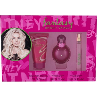 Britney Spears Fantasy pre ženy EDP 30 ml + EDP 10 ml + telový krém 50 ml darčeková sada
