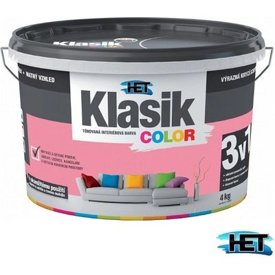 HET KLASIK COLOR 4 kg růžový