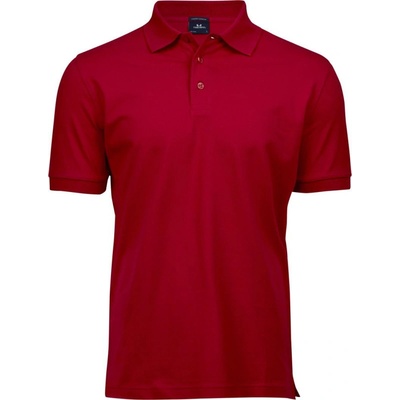 TeeJays polokošile TJ 1405 elastická krátký rukáv pánská COT-18140500401 červená
