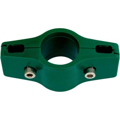 Dvojitá spojka na zvárané pletivo zelená 34 mm
