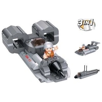 Sluban B0537F Tryskový čln 3v1