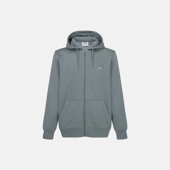 Image 1 of Slazenger Мъжки суичър Slazenger Full Zip Hoodie Mens - Slate Grey
