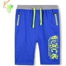 Kugo chlapecké pecké 3/4 tepláky modré TM8235