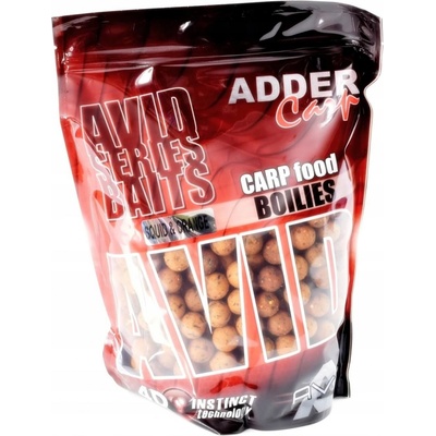 Adder Carp AVID kuličky 20 mm 1 kg Squid Orange