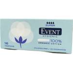  EVENT хигиенни тампони, Organic, Супер, 16 броя