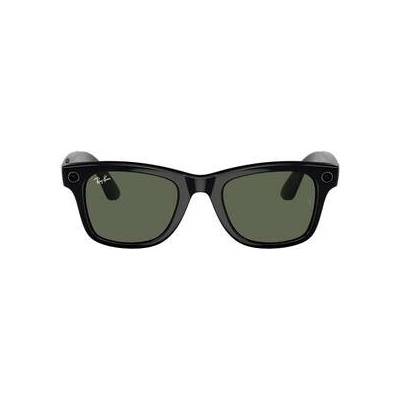 Meta Ray-Ban Wayfarer - Shiny, G15 Green (Large) RW4008 601/7153 černý