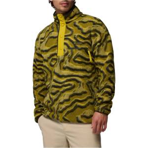 Columbia Мъжки поларен пуловер Columbia Helvetia II Printed Half Snap Fleece Fleece jumper - Mossy Green / Topoglitch - размер XL (005-6144-1115)