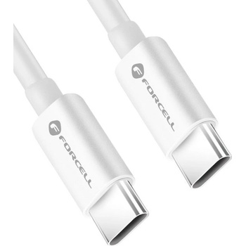 Forcell C339 USB-C na USB-C, QC4.0 5A/20V PD100W, 2m, bílý