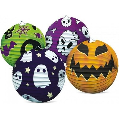 Teddies Lampión gule Halloween papier priemer 25cm 88620122