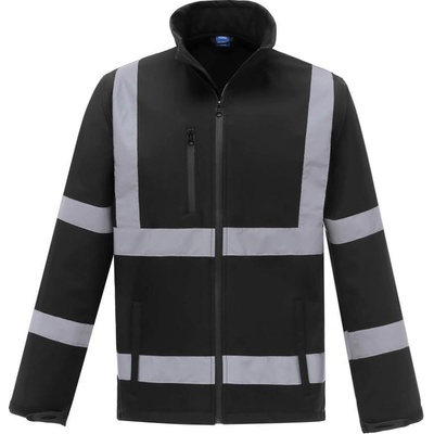 Yoko bunda HVK09 Hi Vis softshellová čierna