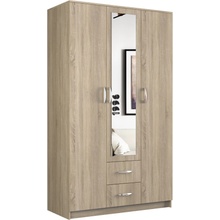 TP Living Romana so zrkadlom 120 cm dub sonoma