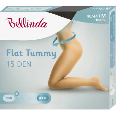 Bellinda FLAT TUMMY 15 DEN Dámské punčochové kalhoty černá