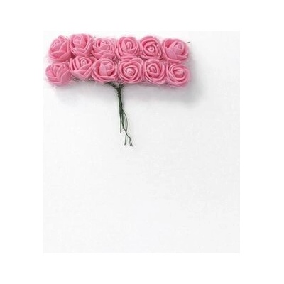 Pěnové růžičky růžová ROSE