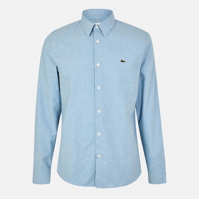 Lacoste Риза Lacoste Men's Long Sleeve Plain Shirt - Overview/Flour