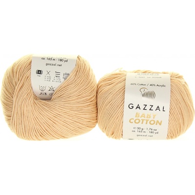 Gazzal Baby Cotton 3445 světle béžová