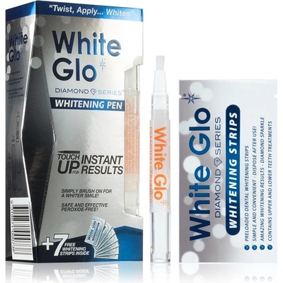 White Glo Bělící pero 2.5 ml + 7 bělících pásek – Zboží Mobilmania