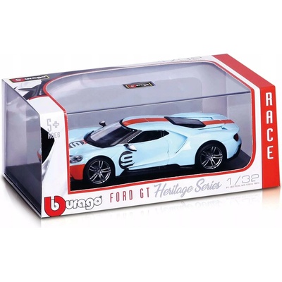 Bburago Plus Ford GT 2019 Heritage modrá 1:32