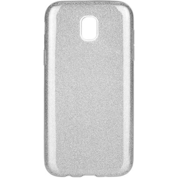 Forcell Блестящ Силиконов Калъф за SAMSUNG J6 2018, FORCELL Shining Case, Сребрист (5901737906052)