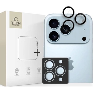 Tech-protect camring fit+ КАПАК ЗА КАМЕРА iphone 14 pro / max / 15 pro / max / 16 pro / max / 17 pro / max ЧЕРЕН (5906302319190)