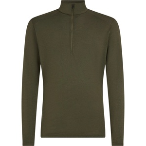 Icebreaker Мъжко мериносово термобельо Icebreaker 200 Oasis L/S Half Zip Merino base layer - Dark Loden (015-1976-0613)