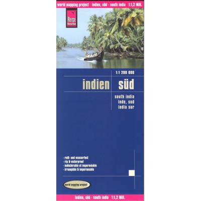 mapa India south 1:1,2 mil.