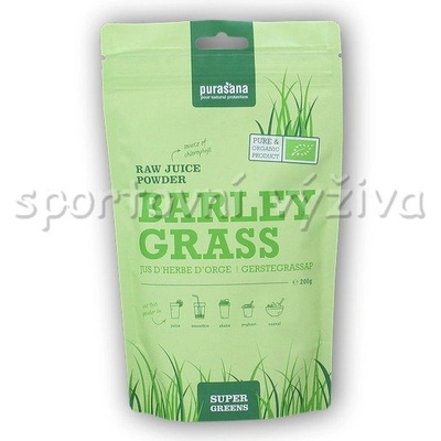 Purasana Barley Grass Raw Juice Powder BIO 200 g