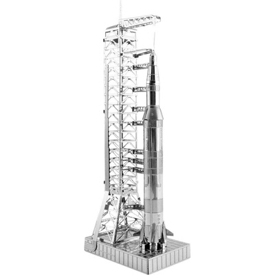 Metal Earth 3D puzzle Apollo Saturn V s rampou 26 ks