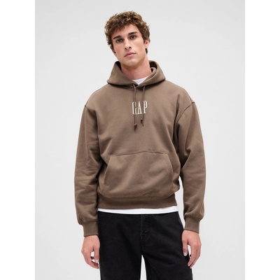 Gap Oversize mikina s logem VintageSoft Hnědá – Hledejceny.cz