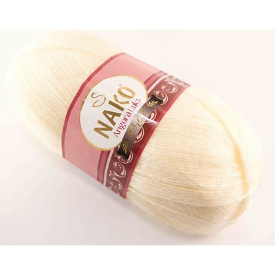 Priadza Angora luks - maslovo žltá - 256
