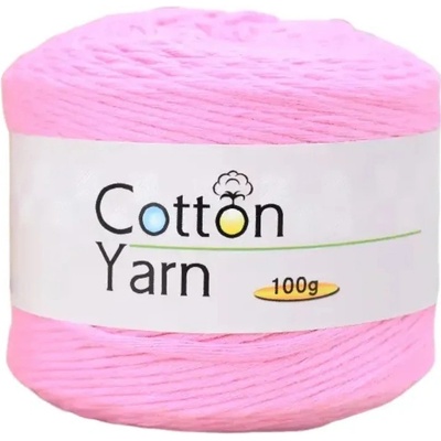 Priadza Cotton Yarn AM16F, Farba tmavo ružova