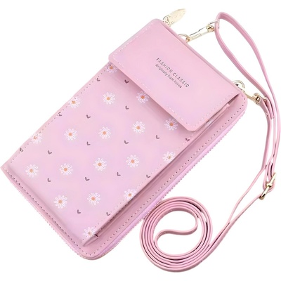 HARAHU Портфейл Crossbody ZI-35878 - Розова KP35878 (ZI-35878)