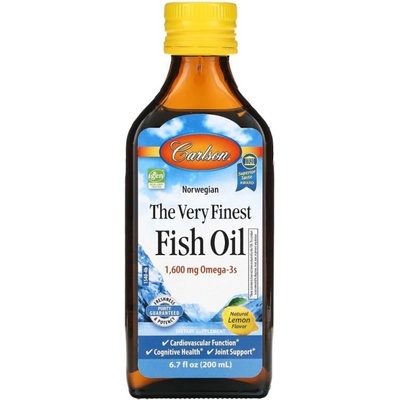 Carlson Labs Norwegian The Very Finest Fish Oil Lemon 200 ml