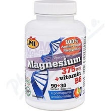 JML Magnesium 375 mg + vitamin B6 120 tabliet