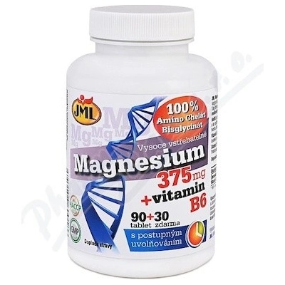 JML Magnesium 375 mg + vitamin B6 120 tabliet