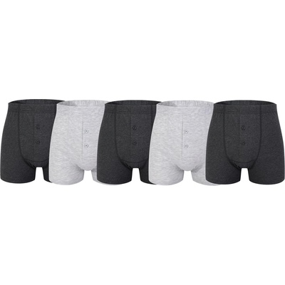 Donnay Боксерки Donnay Mens Comfort-Fit Boxer 5-Pack - Grey Multi