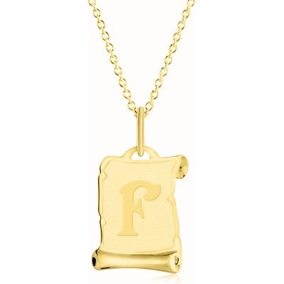 Gemmax Zlatý řetízek s písmenem F GUSYN-56501-36261