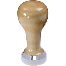 Buna Café Tamper javor lak, nerez lesk, plochý 41 mm