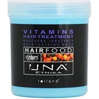 UNA Phytology Range Хидратираща маска против накъсване и цъфтеж с витамини - UNA Vitamins Hair Treatment 1000 мл