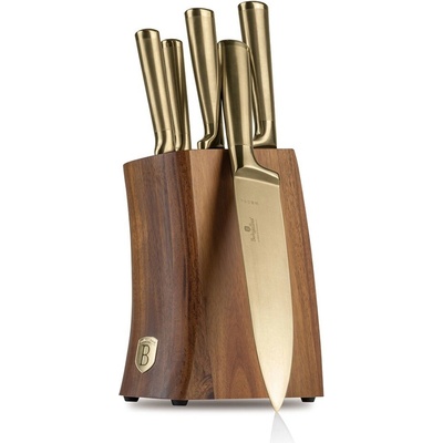 Berlingerhaus BH 3125 Bamboo so stojanom Sahara/Leonardo 6 ks