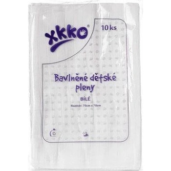 KIKKO bavlnené XKKO Classic 80 x 80 ,biele 2017 10 ks