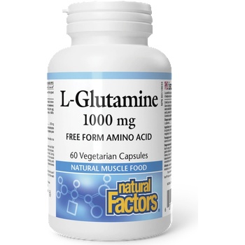 Natural Factors Л-Глутамин 1000 mg 60 V капсули | Natural Factors (2857 NF)