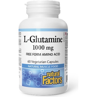 Natural Factors Л-Глутамин 1000 mg 60 V капсули | Natural Factors (2857 NF)