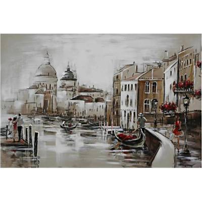 Obraz maľovaný na plátno - Benátky, 120x3,5x80 cm