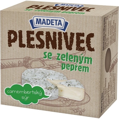 MADETA Plesnivec Sýr zelený pepř chlaz 100 g
