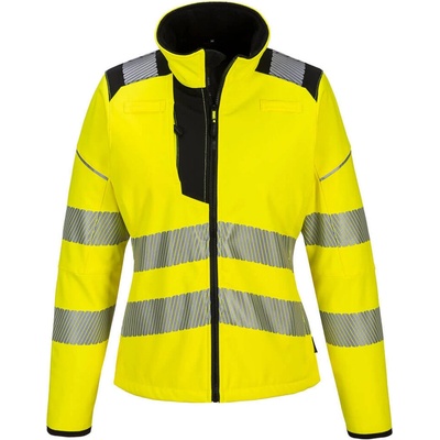 Portwest PW381 Dámsky softshell PW3 Hi Vis Žltá čierna