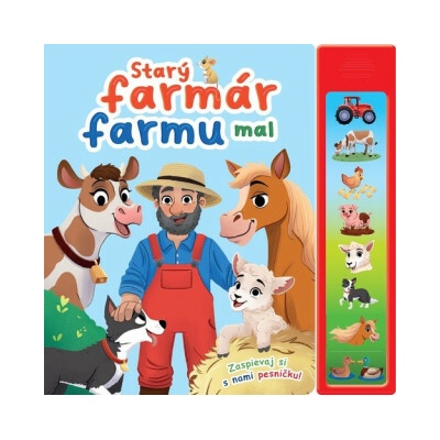 Starý farmár farmu mal
