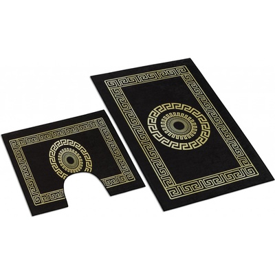 Bellatex 3D EGYPT černo-zlatá 100x60cm + 60x50cm na WC
