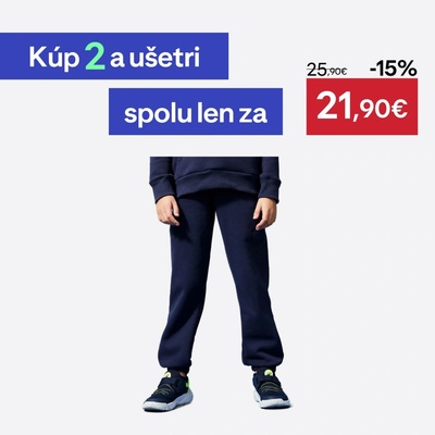 Domyos detské hrejivé tepláky tmavomodré