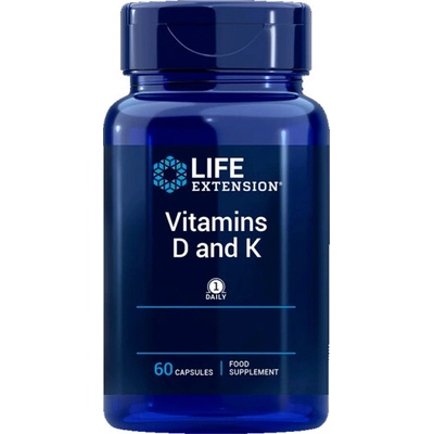 Life Extension Vitamins D & K 60 kapsúl